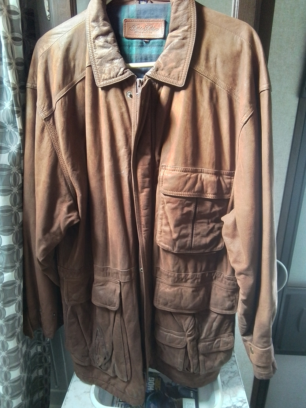 Polo by Ralph Lauren Brown Leather Field Jacket
